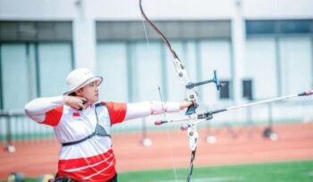 Atlet Perpani Papua, Rezza Octavia yang baru saja memperkuat kontingen Indonesia di Olimpiade Paris 2024