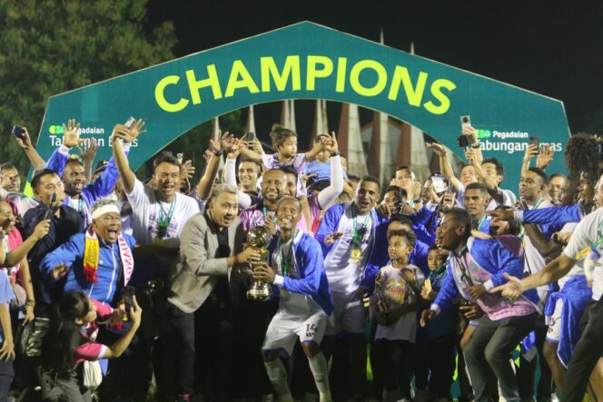 
					Juara Liga 2, PSBS Biak Samai Torehan Persipura Jayapura 