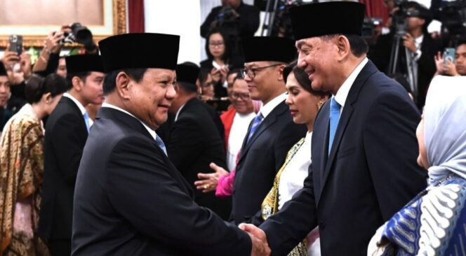 
					Presiden Prabowo Lantik Pejabat Negara Setingkat Menteri