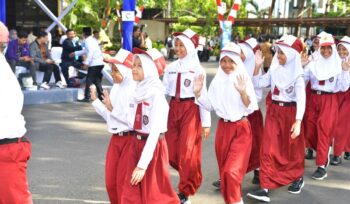 Siswa Sekolah Dasar mengikuti jambore GTK Hebat / Dok Kemendikbud