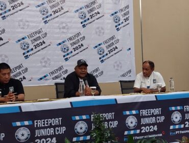 Konferensi pers Freeport Junior Cup Chapter Jayapura 