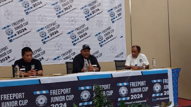 
					Konferensi pers Freeport Junior Cup Chapter Jayapura 