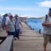Wisatawan asing mengunjungi Desa Komodo, Manggarai Barat, NTT / Euforia