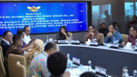 Rapat yang digelar oleh Menteri Komdigi, Meutya Hafid / Dok Komdigi