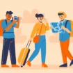 Traveller Ilustration / Freepik