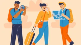 Traveller Ilustration / Freepik