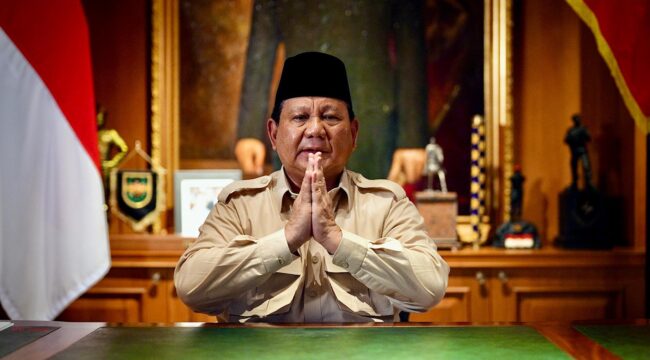 Presiden RI, Prabowo Subianto / Setneg.go.id