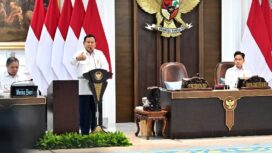 Presiden RI, Prabowo Subianto memberikan arahan / dok Setneg.go.id