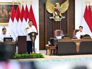 Presiden RI, Prabowo Subianto memberikan arahan / dok Setneg.go.id