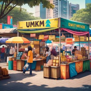 Ilustrasi UMKM / Photo Ai