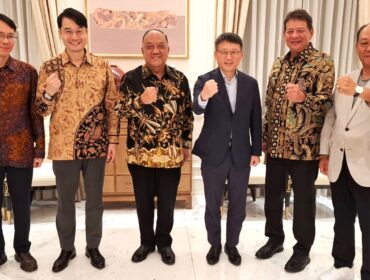 Ketum KONI Pusat, Marciano Norman bersama delegasi Korea Selatan / KONI.or.id