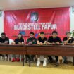 Blacksteel Papua pada konferensi pers - Ist