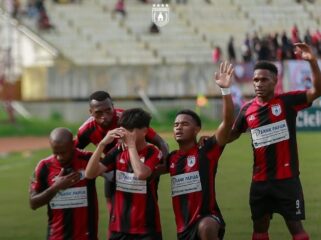 Selebrasi pemain Persipura 