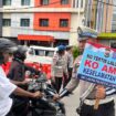 Satlantas Polresta Jayapura Kota saat menggelar operasi keselamatan cartenz - dok Polresta Jayapura Kota 