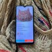 Tampak sebuah noken, tas khas Papua dan aplikasi Shopee yang menunjukkan penjualan noken yang kini dijual di Shopee, Sabtu (29/03/2025) / Erianto - Euforia.id