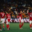 Para pemain timnas Indonesia usai berselebrasi / instagram