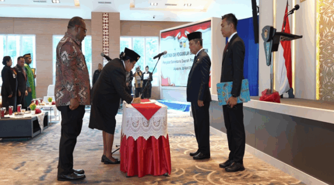 Pelantikan Pj Sekda Papua 