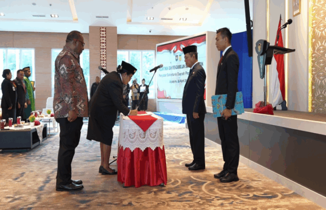 
					Pelantikan Pj Sekda Papua 