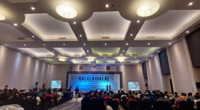 Suasana Halalbihalal Jurnalis di Papua 