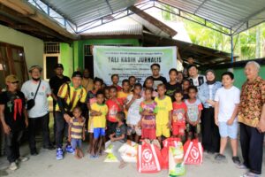 Jurnalis di Papua Salurkan Tali Kasih di Gereja Katolik Santo Petrus, Stasi Koya Tengah, Kota Jayapura