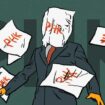 Ilustrasi PHK. (Bloomberg Technoz/Asfahan)