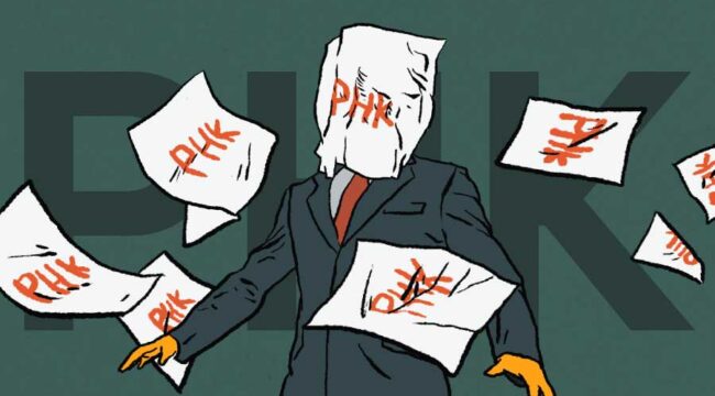 Ilustrasi PHK. (Bloomberg Technoz/Asfahan)