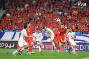 Timnas Indonesia kontra Tiongkok pada pertemuan pertama babak ketiga Kualifikasi Piala Dunia Zona Asia - dok PSSI