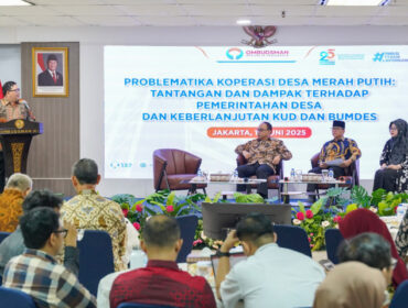 Diskusi Tematik Problematika Eksistensi Koperasi Desa Merah Putih: Tantangan dan Dampak Terhadap Pemerintah Desa dan Keberlanjutan KUD dan BUMDES - dok Ombudsman RI