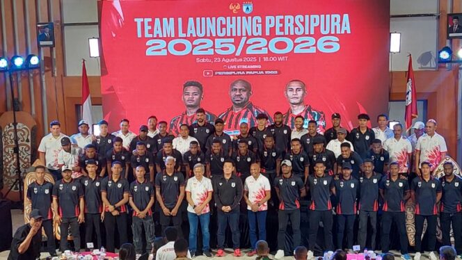 
					Peluncuran skuad Persipura Jayapura 
