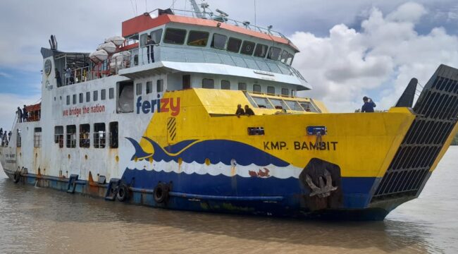 KMP Bambit, satu di antara tiga armada ASDP yang beroperasi di Kabupaten Asmat - dok ASDP Merauke for Euforia.id