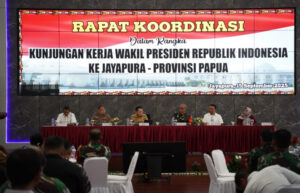 Suasana Rakor Jelang Kunjungan Wapres ke Papua - dok Papua.go.id