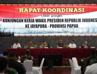 Suasana Rakor Jelang Kunjungan Wapres ke Papua - dok Papua.go.id