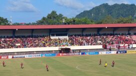 Persipura ketika bertanding di Stadion Mandala / Euforia.id