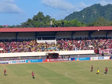 Persipura ketika bertanding di Stadion Mandala / Euforia.id