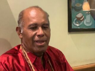 Ketua Dewan Adat Saireri, Willem Saman Bonay