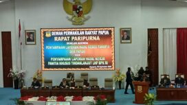 Rapat Paripurna Penyampaian Lapor Hasil Reses Tahap II DPR Papua
