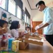 Wapres RI, Gibran Rakabuming Raka saat meninjau pelaksanaan MBG - dok Setneg.go.id