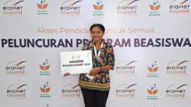 Yuliana Regina Nelce Manobi penerima beasiswa Eramet Beyond 