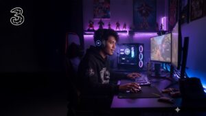 Tri Perkuat Dukungan Industri Gaming Lewat H3RO Land Dream Battle 2.0