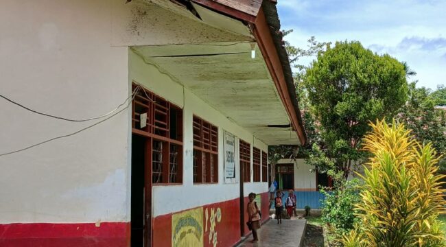 SD Negeri di Kampung Mosso, Perbatasan Indonesia - Papua Nugini / Euforia.id