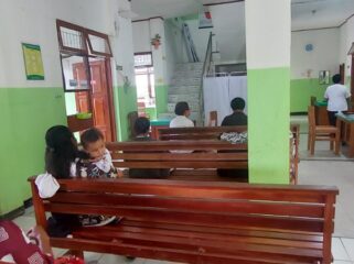 Tampak pelayanan kesehatan di Distrik Depapre 