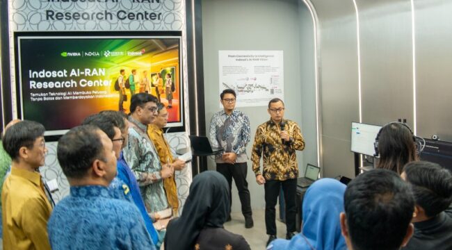 Peresmian AI-RAN research center 