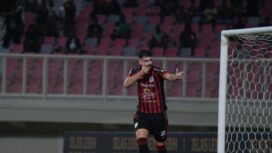 Matheus Silva, pencetak dua gol Persipura ke gawang Persipal Palu 