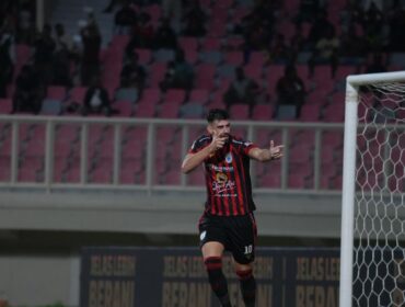 Matheus Silva, pencetak dua gol Persipura ke gawang Persipal Palu 