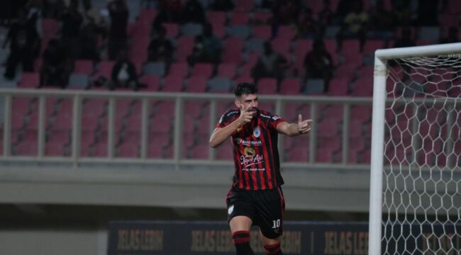 Matheus Silva, pencetak dua gol Persipura ke gawang Persipal Palu 