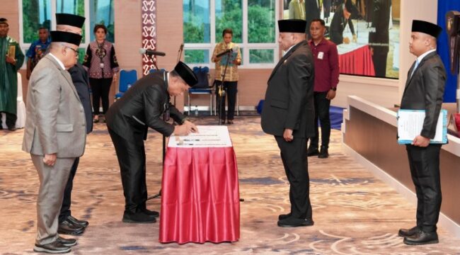 Pelantikan Pj Sekda Papua dan Pejabat Pimpinan Tinggi Pratama Papua / Istimewa