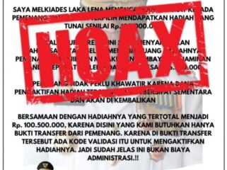 Hoaks mengatasnamakan Gubernur Papua