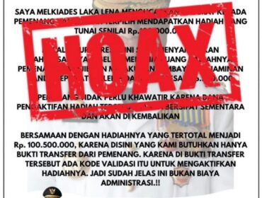 Hoaks mengatasnamakan Gubernur Papua