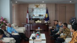 Pertemuan Gubernur Papua dan Pertamina Patra Niaga Regional Papua Maluku / Istimewa