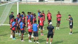 Skuad Persipura berlatih di Jakarta 